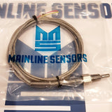Water/Oil, Fluid Temperature Gauge. 5 Meter K type Sensor Cable. - Mainline Sensors