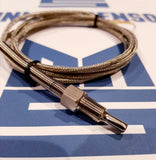 Water/Oil, Fluid Temperature Gauge. 5 Meter K type Sensor Cable. - Mainline Sensors