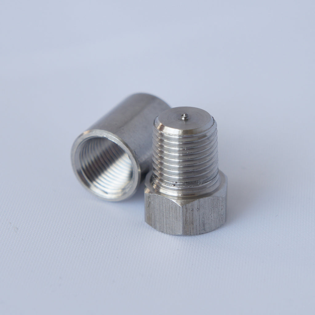 1/8" NPT Weld Bung & Plug for Exhaust, EGT pyrometer gauge & Sensor Fittings - Mainline Sensors