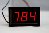 Digital Display Voltage Meter for input 5 volt – 120 volt DC, Red - Mainline Sensors