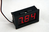Digital Display Voltage Meter for input 5 volt – 120 volt DC, Red - Mainline Sensors